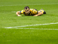 Henrikh Mkhitaryan plays during the Serie A match between FC Internazionale and Venezia FC at Giuseppe Meazza Stadium in Milano, Italy, on N...