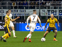 Francesco Zampano plays during the Serie A match between FC Internazionale and Venezia FC at Giuseppe Meazza Stadium in Milano, Italy, on No...