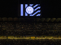 The action takes place during the Serie A match between FC Internazionale and Venezia FC at Giuseppe Meazza Stadium in Milano, Italy, on Nov...