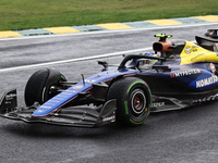 Franco Colapinto of Argentina drives the (43) Williams Racing FW46 Mercedes during the Formula 1 Lenovo Grande Premio De Sao Paulo 2024 in S...