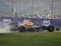 Max Verstappen of the Netherlands drives the Oracle Red Bull Racing RB20 Honda RBPT during the Formula 1 Lenovo Grande Premio De Sao Paulo 2...