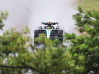 Lewis Hamilton of the UK drives the (44) Mercedes-AMG Petronas F1 Team F1 W15 E Performance Mercedes during the Formula 1 Lenovo Grande Prem...