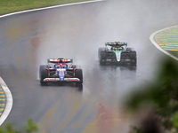 Liam Lawson of New Zealand drives the (30) Visa Cash app RB VCARB01 Honda RBPT during the Formula 1 Lenovo Grande Premio De Sao Paulo 2024 i...