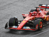 Charles Leclerc of Monaco drives the (16) Scuderia Ferrari SF-24 Ferrari during the Formula 1 Lenovo Grande Premio De Sao Paulo 2024 in Sao...