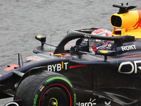 Max Verstappen of the Netherlands drives the Oracle Red Bull Racing RB20 Honda RBPT during the Formula 1 Lenovo Grande Premio De Sao Paulo 2...