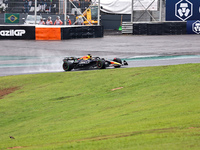 Max Verstappen of the Netherlands drives the Oracle Red Bull Racing RB20 Honda RBPT during the Formula 1 Lenovo Grande Premio De Sao Paulo 2...