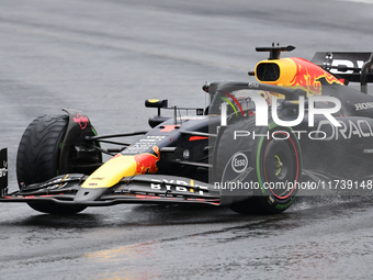 Max Verstappen of the Netherlands drives the Oracle Red Bull Racing RB20 Honda RBPT during the Formula 1 Lenovo Grande Premio De Sao Paulo 2...