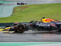 Max Verstappen of the Netherlands drives the Oracle Red Bull Racing RB20 Honda RBPT during the Formula 1 Lenovo Grande Premio De Sao Paulo 2...