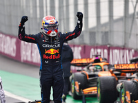 Max Verstappen of the Netherlands wins driving the Oracle Red Bull Racing RB20 Honda RBPT during the Formula 1 Lenovo Grande Premio De Sao P...