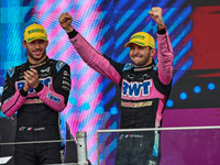 Esteban Ocon participates in the Formula 1 Lenovo Grande Premio De Sao Paulo 2024 in Sao Paulo, Brazil, on November 3, 2024. (