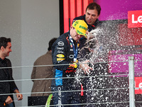 Max Verstappen of the Netherlands drives the Oracle Red Bull Racing RB20 Honda RBPT during the Formula 1 Lenovo Grande Premio De Sao Paulo 2...