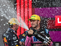 Pierre Gasly of France drives the (10) BWT Alpine F1 Team A524 Renault during the Formula 1 Lenovo Grande Premio De Sao Paulo 2024 in Sao Pa...