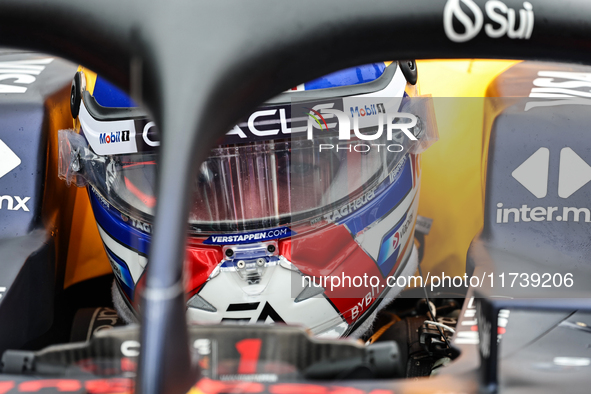 Max Verstappen of the Netherlands drives the Oracle Red Bull Racing RB20 Honda RBPT during the Formula 1 Lenovo Grande Premio De Sao Paulo 2...