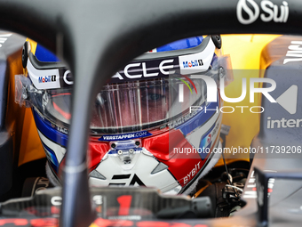 Max Verstappen of the Netherlands drives the Oracle Red Bull Racing RB20 Honda RBPT during the Formula 1 Lenovo Grande Premio De Sao Paulo 2...