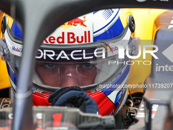 Max Verstappen of the Netherlands drives the Oracle Red Bull Racing RB20 Honda RBPT during the Formula 1 Lenovo Grande Premio De Sao Paulo 2...