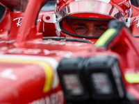 Charles Leclerc of Monaco drives the (16) Scuderia Ferrari SF-24 Ferrari during the Formula 1 Lenovo Grande Premio De Sao Paulo 2024 in Sao...