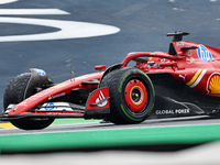 Charles Leclerc of Monaco drives the (16) Scuderia Ferrari SF-24 Ferrari during the Formula 1 Lenovo Grande Premio De Sao Paulo 2024 in Sao...