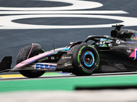 Esteban Ocon of France drives the (31) BWT Alpine F1 Team A524 Renault during the Formula 1 Lenovo Grande Premio De Sao Paulo 2024 in Sao Pa...