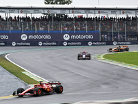 Charles Leclerc of Monaco drives the (16) Scuderia Ferrari SF-24 Ferrari during the Formula 1 Lenovo Grande Premio De Sao Paulo 2024 in Sao...