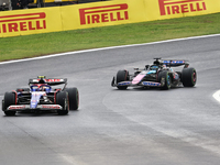 Yuki Tsunoda of Japan drives the (22) Visa Cash app RB VCARB01 Honda RBPT during the Formula 1 Lenovo Grande Premio De Sao Paulo 2024 in Sao...