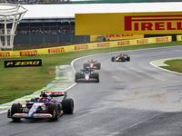 Yuki Tsunoda of Japan drives the (22) Visa Cash app RB VCARB01 Honda RBPT during the Formula 1 Lenovo Grande Premio De Sao Paulo 2024 in Sao...