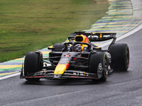 Max Verstappen of the Netherlands drives the Oracle Red Bull Racing RB20 Honda RBPT during the Formula 1 Lenovo Grande Premio De Sao Paulo 2...