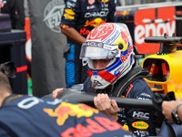 Max Verstappen of the Netherlands drives the Oracle Red Bull Racing RB20 Honda RBPT during the Formula 1 Lenovo Grande Premio De Sao Paulo 2...