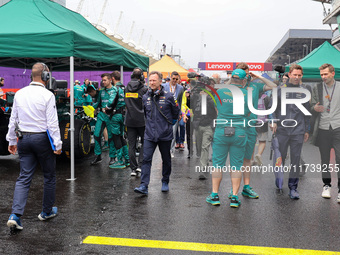 Christian Horner, Team Principal of Oracle Red Bull Racing, is present during the Formula 1 Lenovo Grande Premio De Sao Paulo 2024 in Sao Pa...