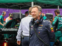 Christian Horner, Team Principal of Oracle Red Bull Racing, is present during the Formula 1 Lenovo Grande Premio De Sao Paulo 2024 in Sao Pa...