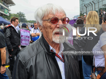 Bernie Ecclestone is at the Formula 1 Lenovo Grande Premio De Sao Paulo 2024 in Sao Paulo, Brazil, on November 3, 2024. (