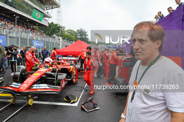 Chico Longo is the Ferrari importer for Brazil during the Formula 1 Lenovo Grande Premio De Sao Paulo 2024 in Sao Paulo, Brazil, on November...