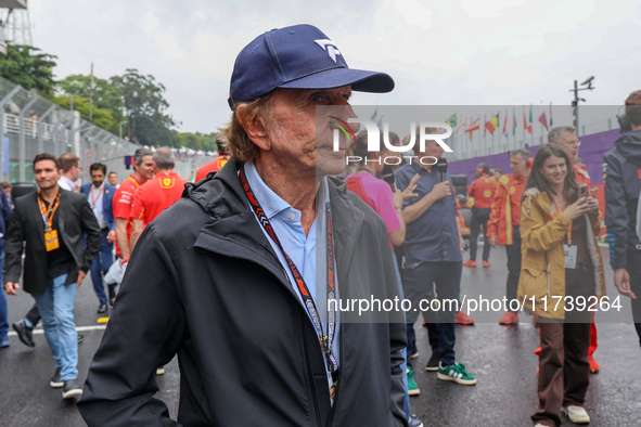 Emerson Fittipaldi participates in the Formula 1 Lenovo Grande Premio De Sao Paulo 2024 in Sao Paulo, Brazil, on November 3, 2024. 