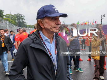 Emerson Fittipaldi participates in the Formula 1 Lenovo Grande Premio De Sao Paulo 2024 in Sao Paulo, Brazil, on November 3, 2024. (