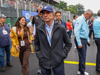 Emerson Fittipaldi participates in the Formula 1 Lenovo Grande Premio De Sao Paulo 2024 in Sao Paulo, Brazil, on November 3, 2024. (