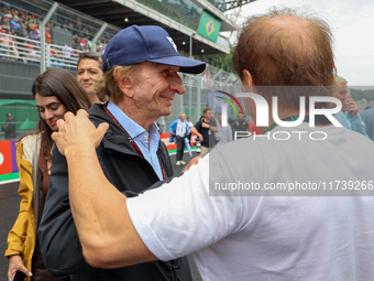 Emerson Fittipaldi participates in the Formula 1 Lenovo Grande Premio De Sao Paulo 2024 in Sao Paulo, Brazil, on November 3, 2024. (