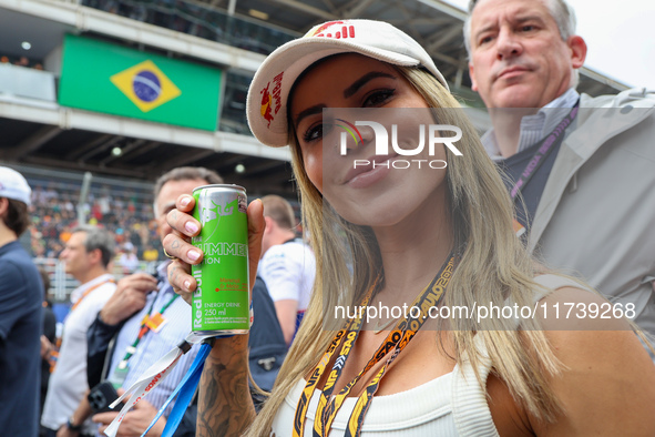 Leticia Bufoni, a skater, participates in the Formula 1 Lenovo Grande Premio De Sao Paulo 2024 in Sao Paulo, Brazil, on November 3, 2024. 