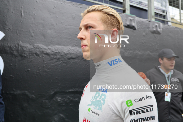 Liam Lawson of New Zealand drives the (30) Visa Cash app RB VCARB01 Honda RBPT during the Formula 1 Lenovo Grande Premio De Sao Paulo 2024 i...