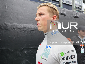 Liam Lawson of New Zealand drives the (30) Visa Cash app RB VCARB01 Honda RBPT during the Formula 1 Lenovo Grande Premio De Sao Paulo 2024 i...