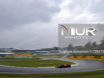 Max Verstappen of the Netherlands drives the Oracle Red Bull Racing RB20 Honda RBPT during the Formula 1 Lenovo Grande Premio De Sao Paulo 2...