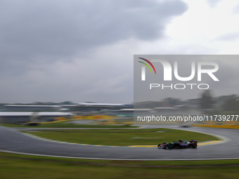 Pierre Gasly of France drives the (10) BWT Alpine F1 Team A524 Renault during the Formula 1 Lenovo Grande Premio De Sao Paulo 2024 in Sao Pa...