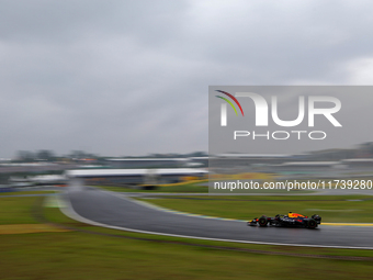 Max Verstappen of the Netherlands drives the Oracle Red Bull Racing RB20 Honda RBPT during the Formula 1 Lenovo Grande Premio De Sao Paulo 2...