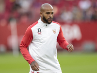 Marcos do Nascimento ''Marcao'' of Sevilla FC plays during the La Liga EA Sports match between Sevilla FC and Real Sociedad at Sanchez Pizju...