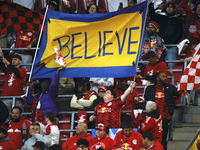 A general view of the match between Columbus and Red Bull during the MLS match at Red Bull Arena in Harris, N.J., on November 3, 2024, where...