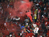 A general view of the match between Columbus and Red Bull during the MLS match at Red Bull Arena in Harris, N.J., on November 3, 2024, where...