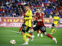 A general view of the match between Columbus and Red Bull during the MLS match at Red Bull Arena in Harris, N.J., on November 3, 2024, where...