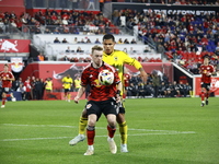 A general view of the match between Columbus and Red Bull during the MLS match at Red Bull Arena in Harris, N.J., on November 3, 2024, where...