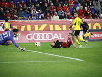 A general view of the match between Columbus and Red Bull during the MLS match at Red Bull Arena in Harris, N.J., on November 3, 2024, where...