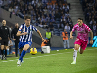 Martim Fernandes of FC Porto plays in the Portuguese Premier League soccer match against Estoril at the Estadio do Dragao in Porto, Portugal...