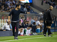 FC Porto coach Vitor Bruno gives instructions to his players during the match against Estoril at Estadio do Dragao in Porto, Portugal, on No...