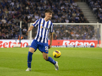 Martim Fernandes of FC Porto plays in the Portuguese Premier League soccer match against Estoril at the Estadio do Dragao in Porto, Portugal...